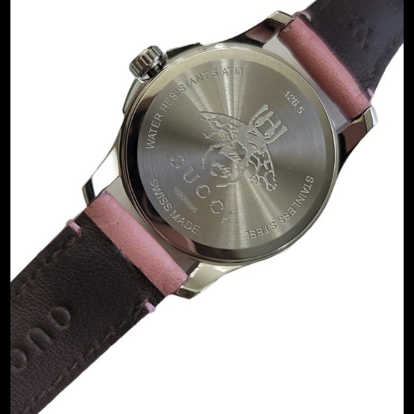 SALE!! PINK 💕 Luxury Gucci leather watch ⌚️ ✨️ - Picture 2 of 8